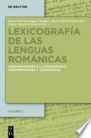 Descargar el libro libro Lexicografía De Las Lenguas Románicas