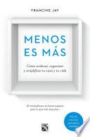 Descargar el libro libro Menos Es Más (edición Mexicana)