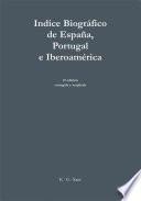 Descargar el libro libro Indice Biografico De Espana, Portugal E Iberoamerica
