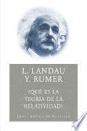 Descargar el libro libro ¿qué Es La Teoría De La Relatividad?