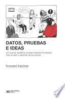 libro Datos, Pruebas E Ideas