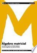 Descargar el libro libro Álgebra Matricial.