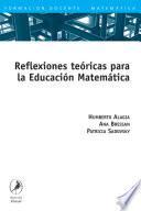 Descargar el libro libro Reflexiones Teóricas Para La Educación Matemática