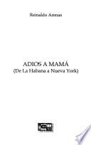 libro Adiós A Mamá