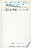 Descargar el libro libro Antología Del Poema En Prosa En México