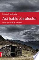 libro As Habl Zaratustra / Thus Spoke Zarathustra