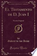 libro El Testamento De D. Juan I