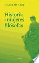 Descargar el libro libro Historia De Las Mujeres Filósofas