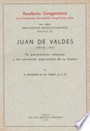 libro Juan De Valdes