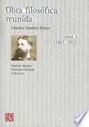 Descargar el libro libro Obra Filosofica Reunida, Tomo I (1867 1893) = Selected Philosophical Writtings, Volume 1 (1867 1893)