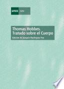 Descargar el libro libro Thomas Hobbes. Tratado Sobre El Cuerpo