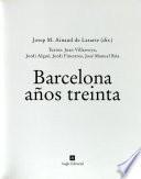 Descargar el libro libro Barcelona, Años Treinta