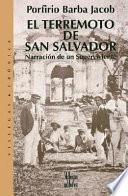 libro El Terremoto De San Salvador