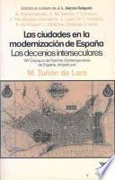 libro Las Ciudades En La Modernización De España