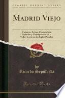 libro Madrid Viejo