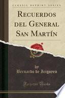 libro Recuerdos Del General San Martín (classic Reprint)