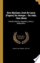 libro Spa Don Mariano Jose De Larra