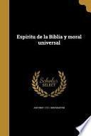 libro Spa Espiritu De La Biblia Y Mo