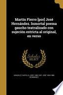 libro Spa Martin Fierro Por Jose Her