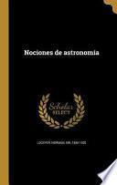 libro Spa Nociones De Astronomia