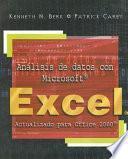 Descargar el libro libro Análisis De Datos Con Microsoft Excel