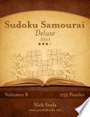 Descargar el libro libro Sudoku Samurai Deluxe   Difícil   Volumen 8   255 Puzzles
