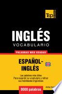 Descargar el libro libro Vocabulario Español Inglés Británico   9000 Palabras Más Usadas