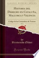 libro Historia Del Derecho En Cataluña, Mallorca Y Valencia, Vol. 2