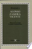 Descargar el libro libro Homenaje A Alonso Zamora Vicente