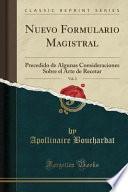 libro Nuevo Formulario Magistral, Vol. 2
