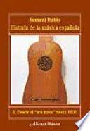 libro Historia De La Música Española. 2. Desde El «ars Nova» Hasta 1600