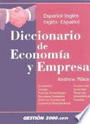 Descargar el libro libro Diccionario De Economia Y Empresa / Dictionary Of Economic And Business Terms