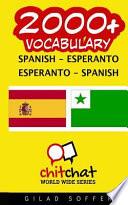 libro 2000+ Spanish Esperanto Esperanto Spanish Vocabulary