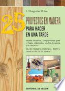 libro 25 Proyectos En Madera Para Hacer En Una Tarde