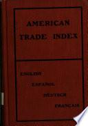 Descargar el libro libro American Trade Index
