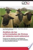 libro Análisis De Las Enfermedades De Ovinos En Sistema Semi Extensivo
