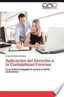 libro Aplicación Del Derecho A La Contabilidad Forense