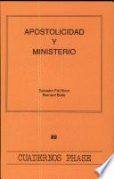 libro Apostolicidad Y Ministerio