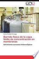 libro Barrido Físico De La Capa Límite De Concentración En Membranas