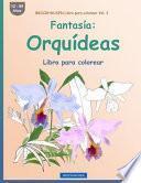 libro Brockhausen Libro Para Colorear Vol. 3   Fantasía: Orquídeas