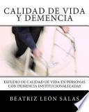 libro Calidad De Vida Y Demencia