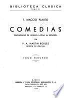 libro Comedias