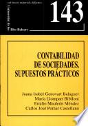 libro Contabilidad De Sociedades. Supuestos Prácticos