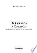 libro De Corazón A Corazón