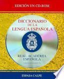 libro Diccionario De La Lengua Española [archivo De Ordenador]