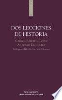 libro Dos Lecciones De Historia