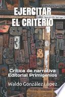 libro Ejercitar El Criterio