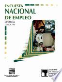libro Encuesta Nacional De Empleo. Sinaloa. 1996