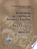 libro Estadísticas De Intentos De Suicidio Y Suicidios. Baja California 2001. Serie Boletín De Estadísticas Continuas Demográficas Y Sociales