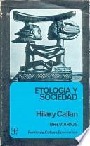 libro Etología Y Sociedad